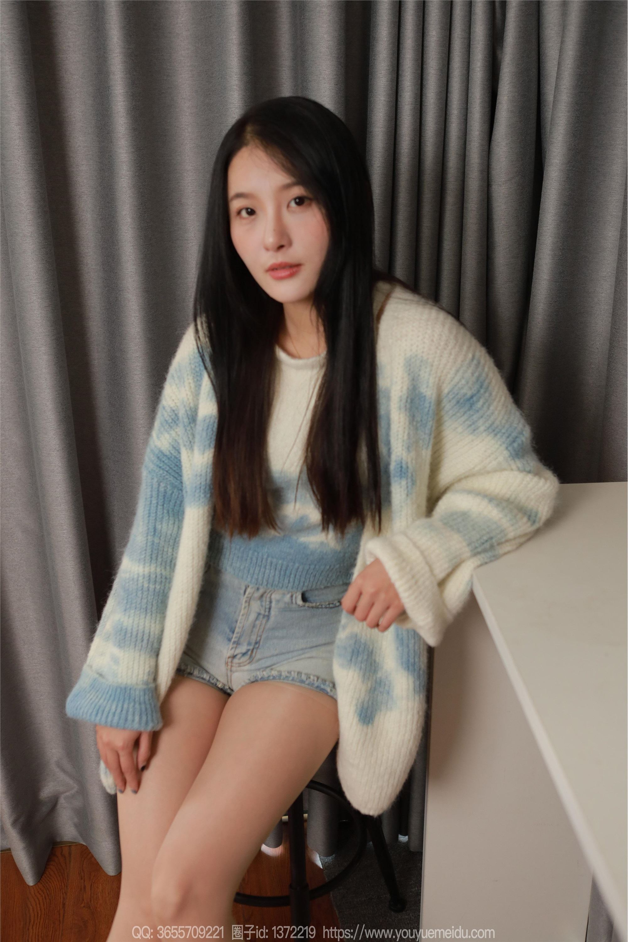 IESS异思趣向  2025.01.03 丝享家 1941 婉萍《蓝白毛衣（上）》